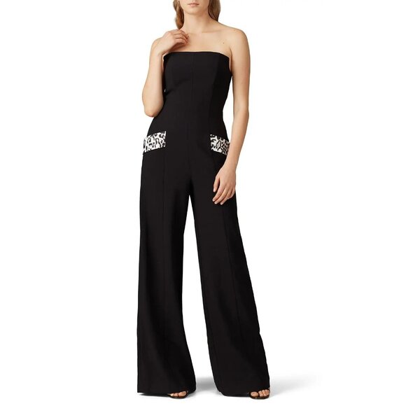 R-29. Black Halo Carmine Jumpsuit US 12